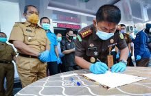 PWI Kota Bandung Ikuti Penandatangan Berita Acara Pemusnahan Barang Bukti