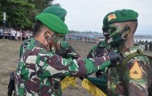 Sebanyak 109 Siswa Dikcabpaif Taruna Akmil Resmi Menyandang Brevet Baret