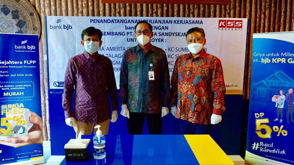 Bank bjb Berikan Pembiayaan Kridir Kepemilikan Rumah Gaet Empat Pengembang
