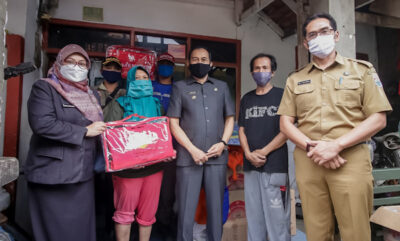 Plt. Walikota Jenguk Rumah Terbakar Akibat Bakar Obat Nyamuk Sebarangan