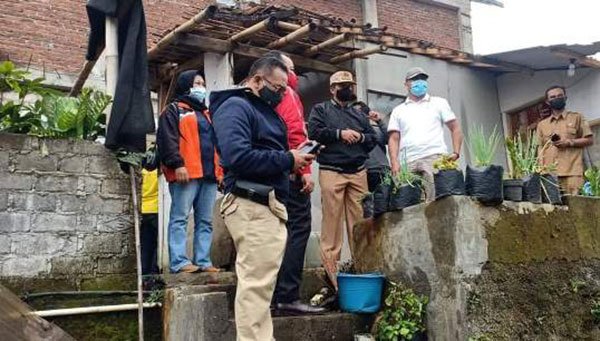H. Sugianto Tinjau Pemukiman Warga Korban Terjangan Angin Puting Beliung