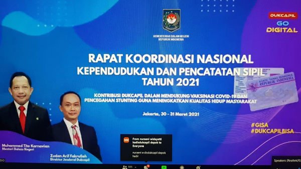 Kemendagri Berikan Penghargaan Ke Disdukcapil Kategori Dukcapil BISA