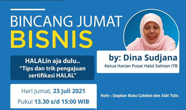 Bincang Jumat Bisnis bank bjb Beberkan Tips Pengajuan Sertifikasi Halal