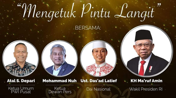 Wapres Hadir Acara PWI, Akan Bermunajat 