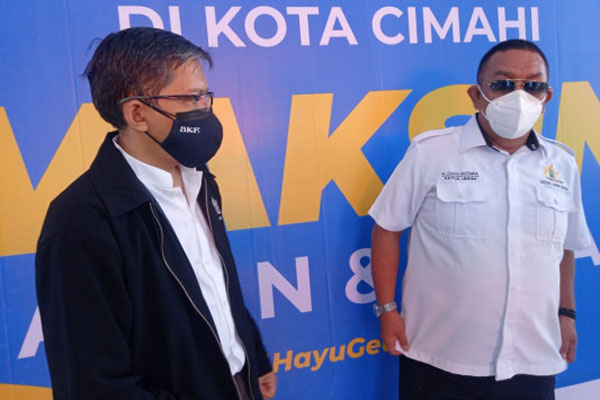 Kadin Jabar dan Cimahi, Dukung Sentra Vaksinasi Masal Bersama BPBD