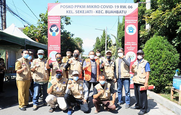 Warga Sekejati Lakukan Prokes, Angka Covid-19 Dari 129 Kasus turun Tingal 9 Kasus