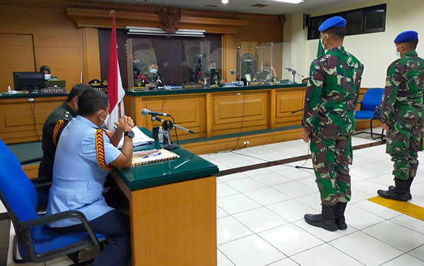 Pengadilan Militer, Gelar Sidang Penganiayaan Oknum TNI AL Terhadap Warga Sipil