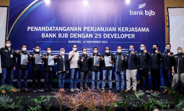 Dukung Penyediaan Perumahan, bjb Jalin Kerja Sama dengan 26 Pengembang