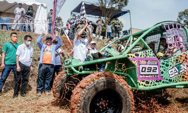 Adventur Offroad bertajuk Baksos, di Sirkuit Icakan Ciamis Digelar