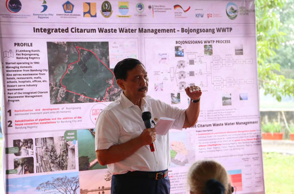 Pengelolaan IPAL Bojongsoang Diapresiasi Oleh Menko Marves