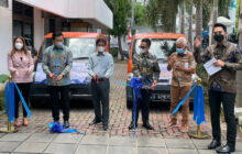 Pos Indonesia dan PT Nusantara Launching, Kirimkan STB ke Bali dan Lampung
