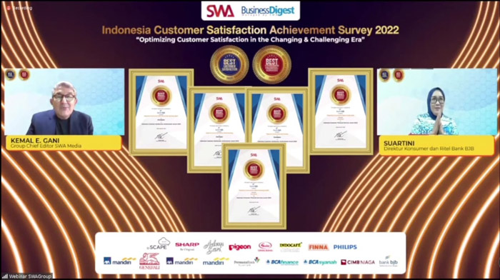 Beri Kepuasan Terbaik, bjb Raih Indonesia Consumer Financial Service Award 2022