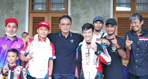 Bupati Ciamis,Apresiasi Juara 1 Race 2 Thailand Talent Cup 2022