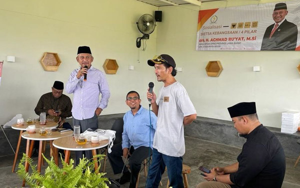 Wakil Ketua DPRD Jabar Gelar Quiz, Saat Sosialisasikan 4 Pilar Kebangsaan