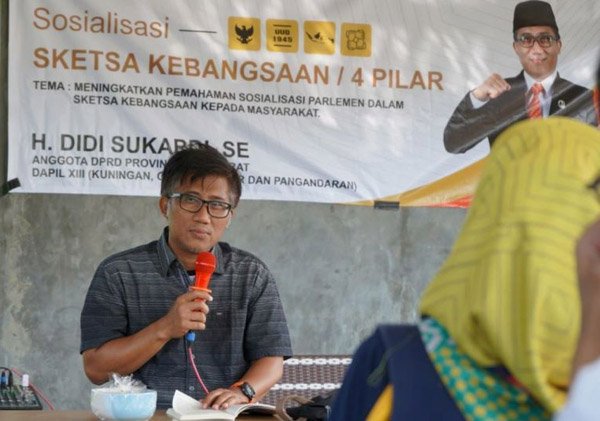 DPRD Jabar Melalui Citra Bhakti Parlen, Sosialisasikan 4 Pilar Kebangsaan