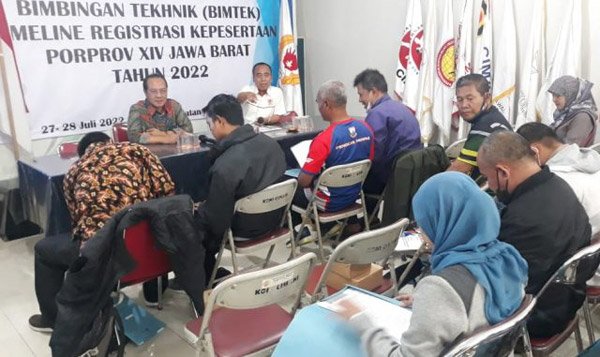 KONI Kota Cimahi Gelar Bintek, Timeline Registrasi di Ajang PORPROV XIV  Jabar