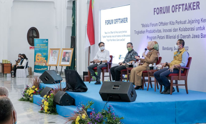 Dukung Petani Milenial, bank bjb dan Pemprov Jabar Gelar Forum Offtaker