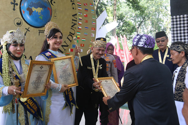 Bupati Ciamis dan Forkopimda Peringati Gong Perdamaian Dunia ke-13