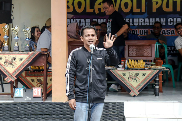 Wakil Bupati Ciamis, Buka Turnamen Bola Voli Putri