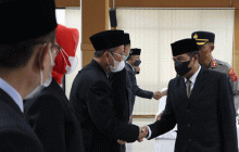 Ngatiyana Lantik Sejumlah Pimpinan Tinggi Pratama di Lingkungan Pemkot Cimahi