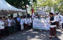 Kapolres Tasikmalaya Kota Hadiri Upacara HSN, Lepas Kirab Santri