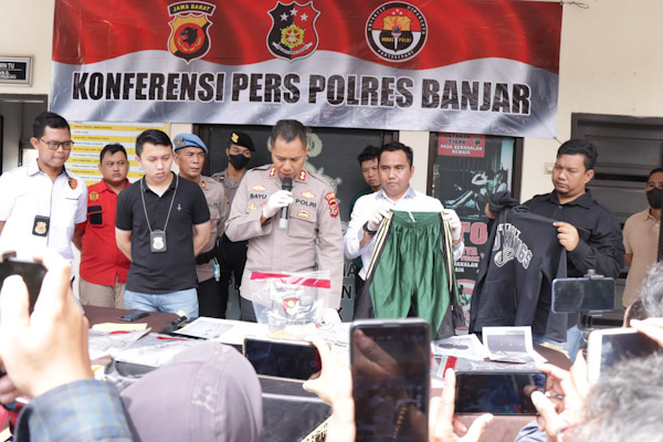Sat Reskrim Polres Banjar, Tangkap Pelaku Pembakaran Pendopo Walikota Banjar