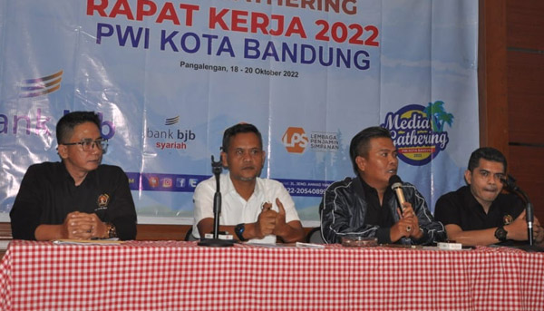 Terungkap Dalam Raker, PWI Kawal Pemulihah Ekonomi di Kota Bandung