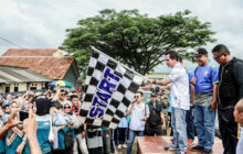 Wabup Ciamis, Lepas Jalan Sehat HUT PGRI Ke-77 Tingkat Kecamatan Panumbangan