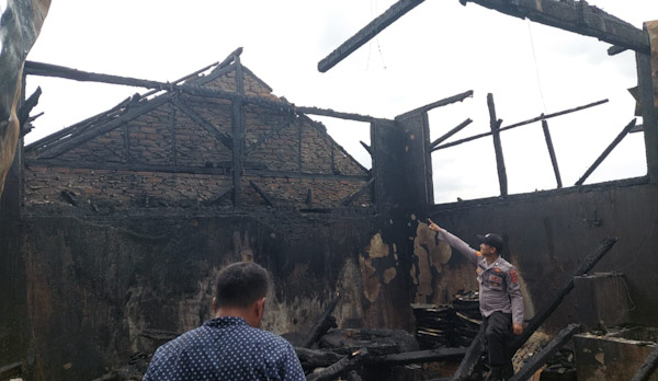 Hangus Terbakar, Pabrik Tahu di Kecamatan Ciawi Kabupaten Tasikmalaya