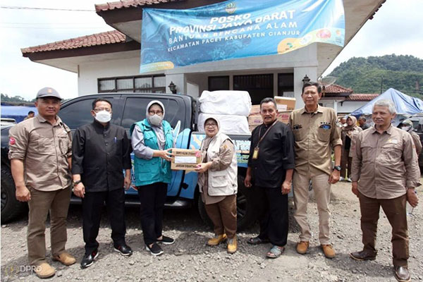 Posko Sekwan DPRD Jabar, Wujud Kepedulian Korban Gempa Cianjur