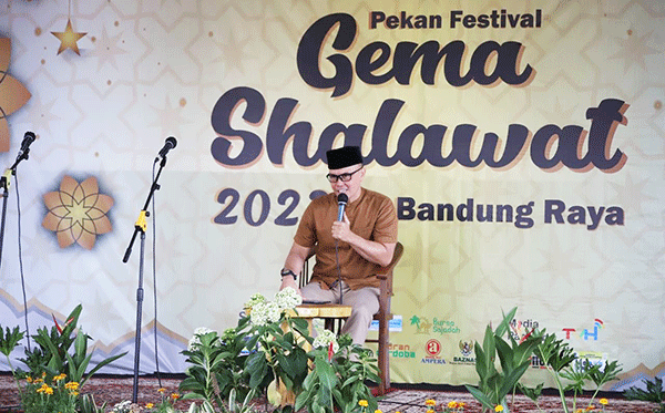 Wakil Ketua DPRD dan Salmiah Rambe Hadiri Gema Shalawat 2023