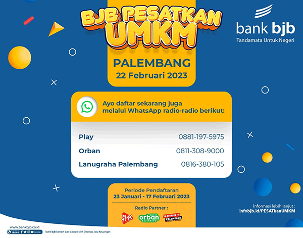 Ikuti Workshop Bisnis bjb PESATkan UMKM di Palembang