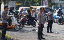 Kapolres Tasikmalaya Kota, Pantau Langsung Kegiatan Strong Point Pagi