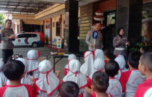 Polsanak,Siswa TK Tunas Disapa Langsung Kapolres Tasikmalaya Kota