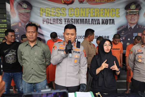 Kapolres Tasikmalaya Kota Ungkap Peredaran 22 Kasus Narkoba