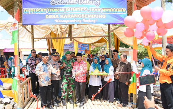 Resmi di Buka, Pusat UMKM BUMDes JB Karangsembung