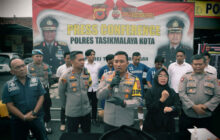 Kapolres Tasikmalaya Kota, Pimpin Press Rilis Ungkap Kasus Curanmor