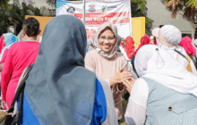 Peringatan HLUN ke 27, Pmkot Cimahi Gelar Senam Bersama Lansia