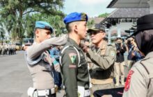 Bupati Ciamis,Pimpin Apel Gelar Pasukan Ops Mantap Brata 2023- 2024