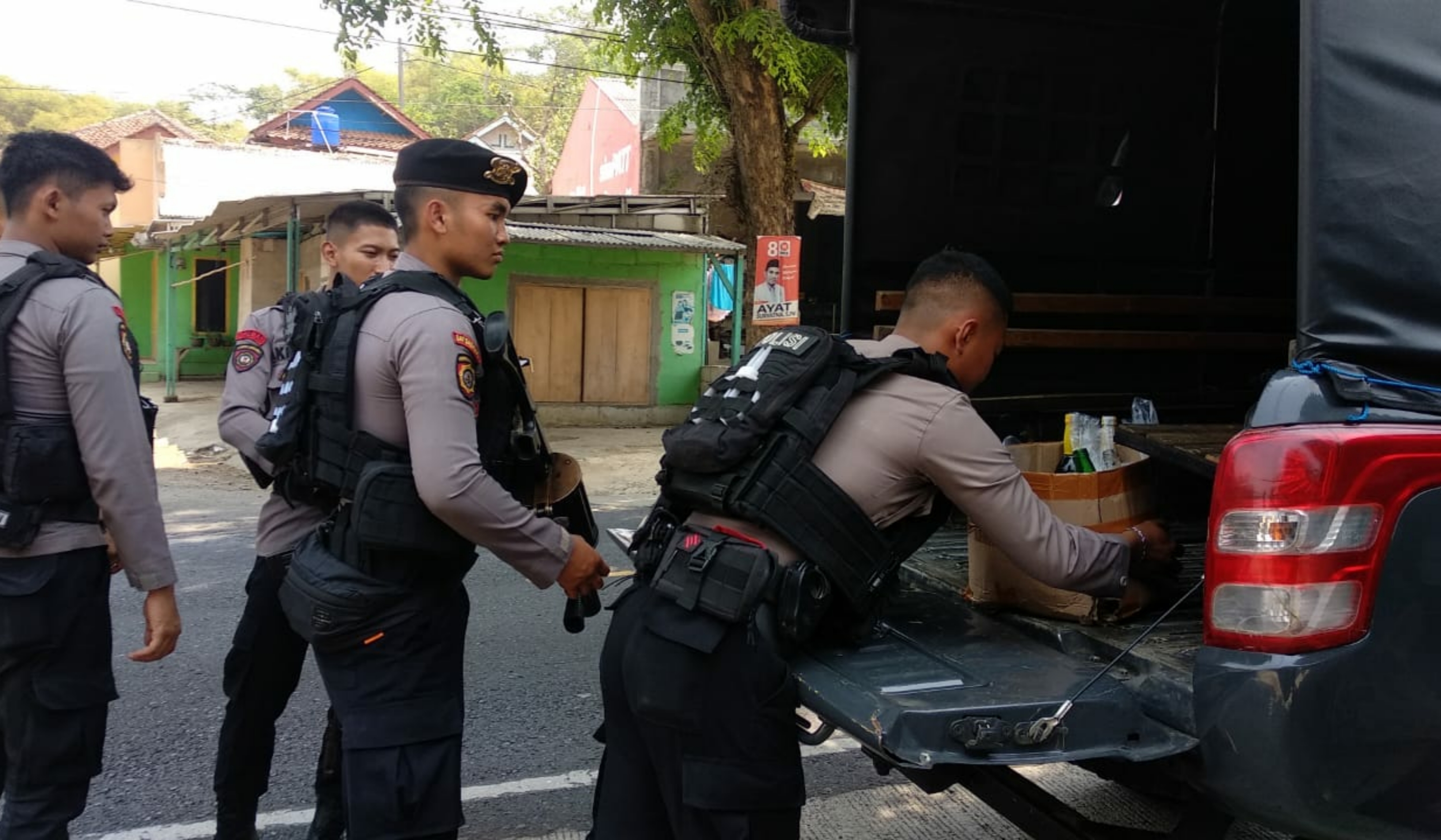 Jelang Pemilu,Sat Samapta Polres Tasikmalaya Kota Gelar Patroli dan Razia