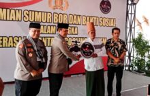 Bangun Sumur Bor, Wabup Ciamis: Apresiasi Bakti Sosial Mabes Polri