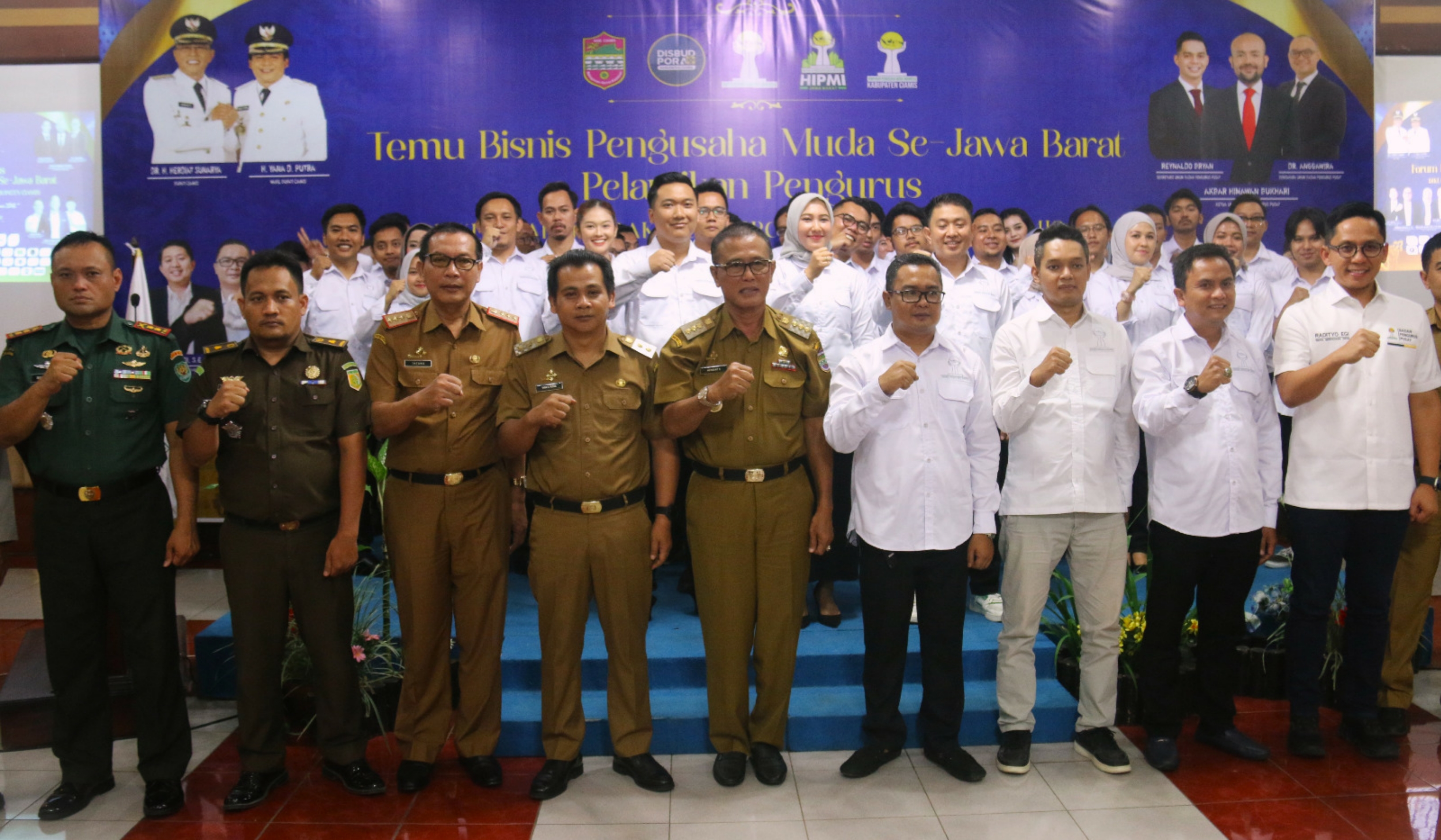 Bupati Ciamis,Hadiri Pelantikan Badan Pengurus Cabang HIPMI