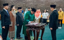 Ketua MPR RI Bamsoet Lantik PAW Anggota MPR dari Fraksi Nasdem