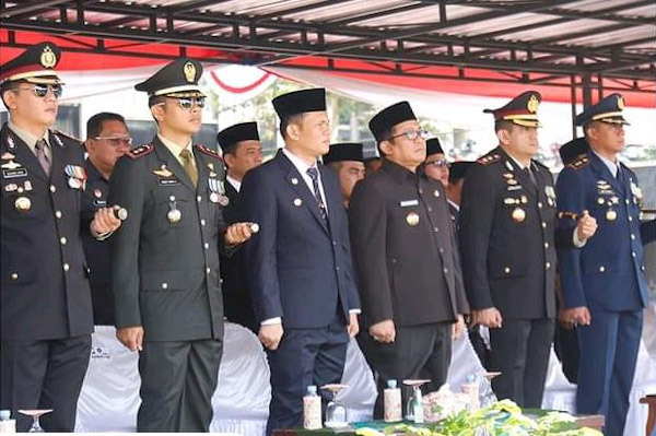 Bupati Tasikmalaya, Hadiri Upacara HUT TNI Ke-78