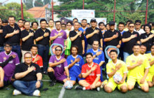 Rangkaian  HUT Ke-72 Divisi Humas Polri,bersama Jurnalis Gelar Seven Soccer