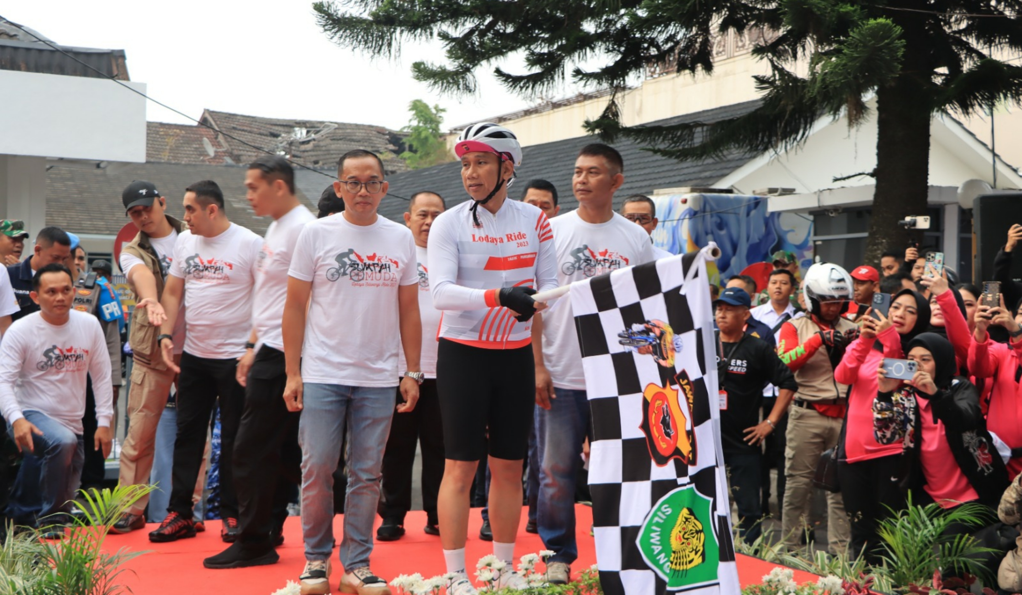 Kapolda Jabar,Lepas Balap Sepeda Lodaya Siliwangi Ride 2023
