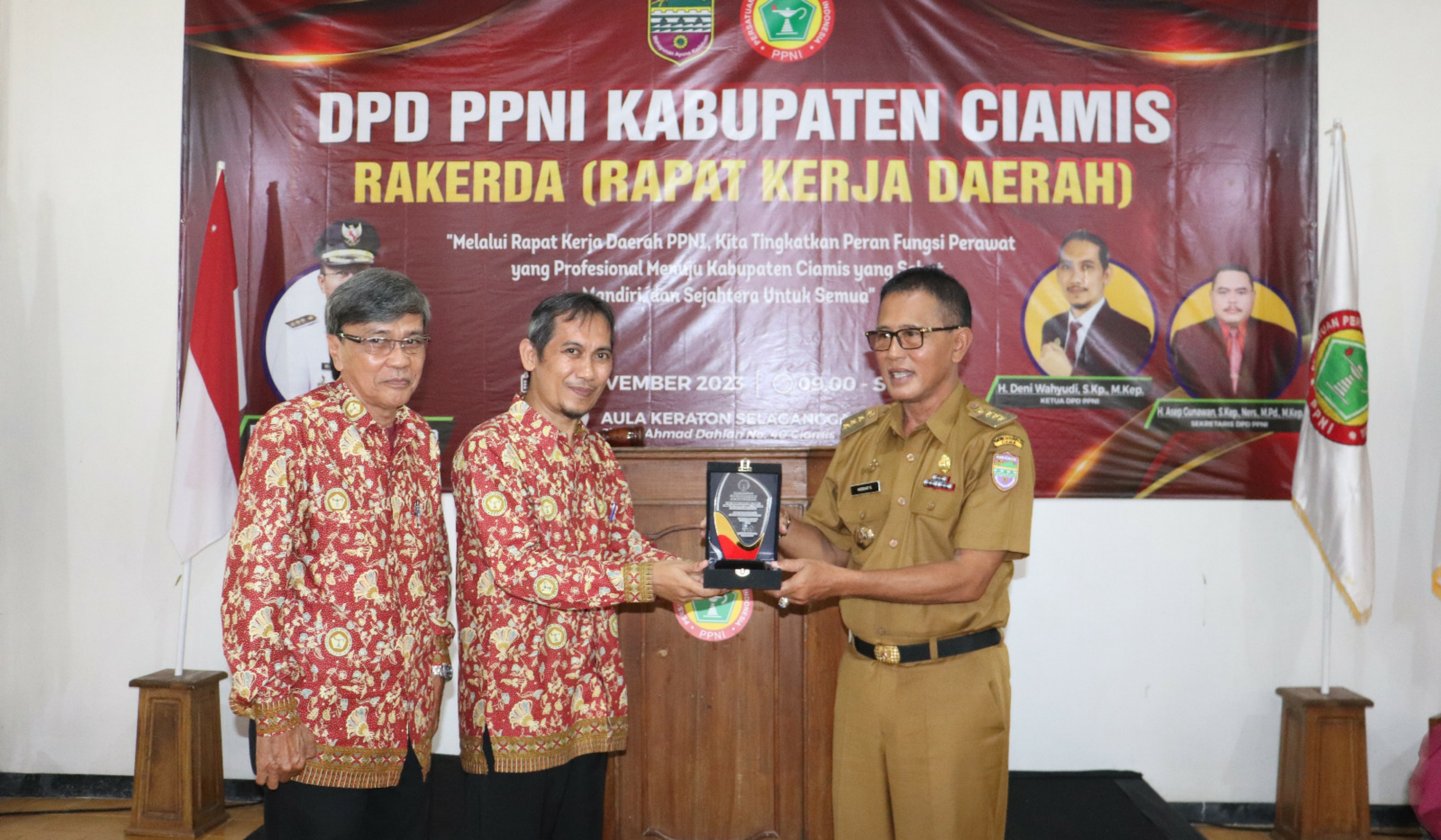 Bupati Ciamis, Buka Rakerda DPD Persatuan Perawat Nasional Indonesia