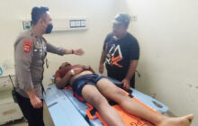 Polsek Cibalong Berhasil Evakuasi Korban Tnggelam di Muara Sungai Cibaluk