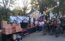 Ramaikan HUT Bhayangkara ke 78, Polsek Subang Gelar Fun Bike