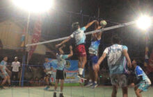 Ribuan Penonton Padati, Turnamen Bola Volly Sagara Cup,